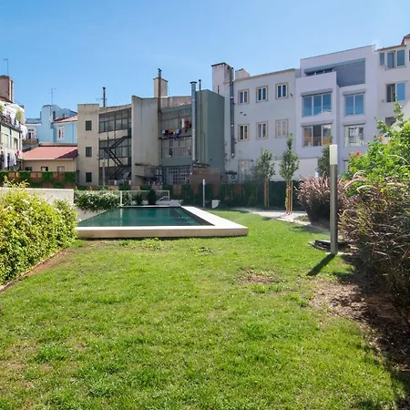 Bright 1 Bdr W/ Pool View By Lovelystay Lizbona